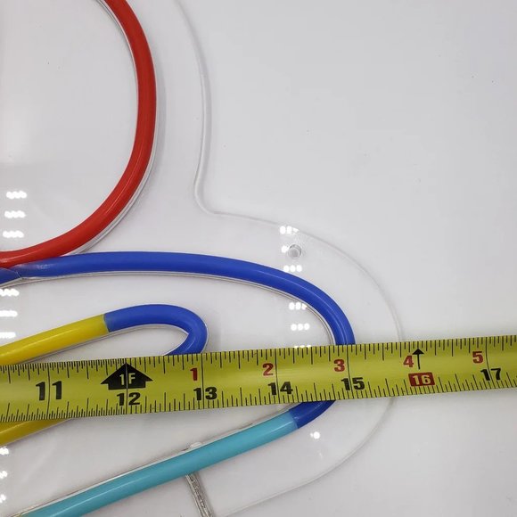 Playstation Logo Custom Made LED Neon Style Sign w/ Acrylic Backing 16" X 12" - Picture 7 of 9